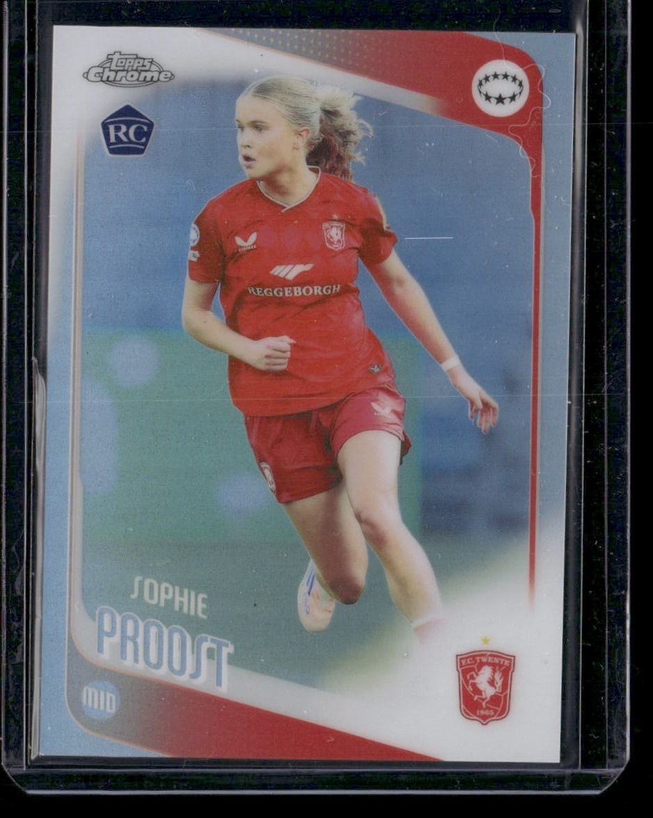 2025 Topps Chrome UEFA Womens Soccer Variation Listing RC, Refractors, Inserts
