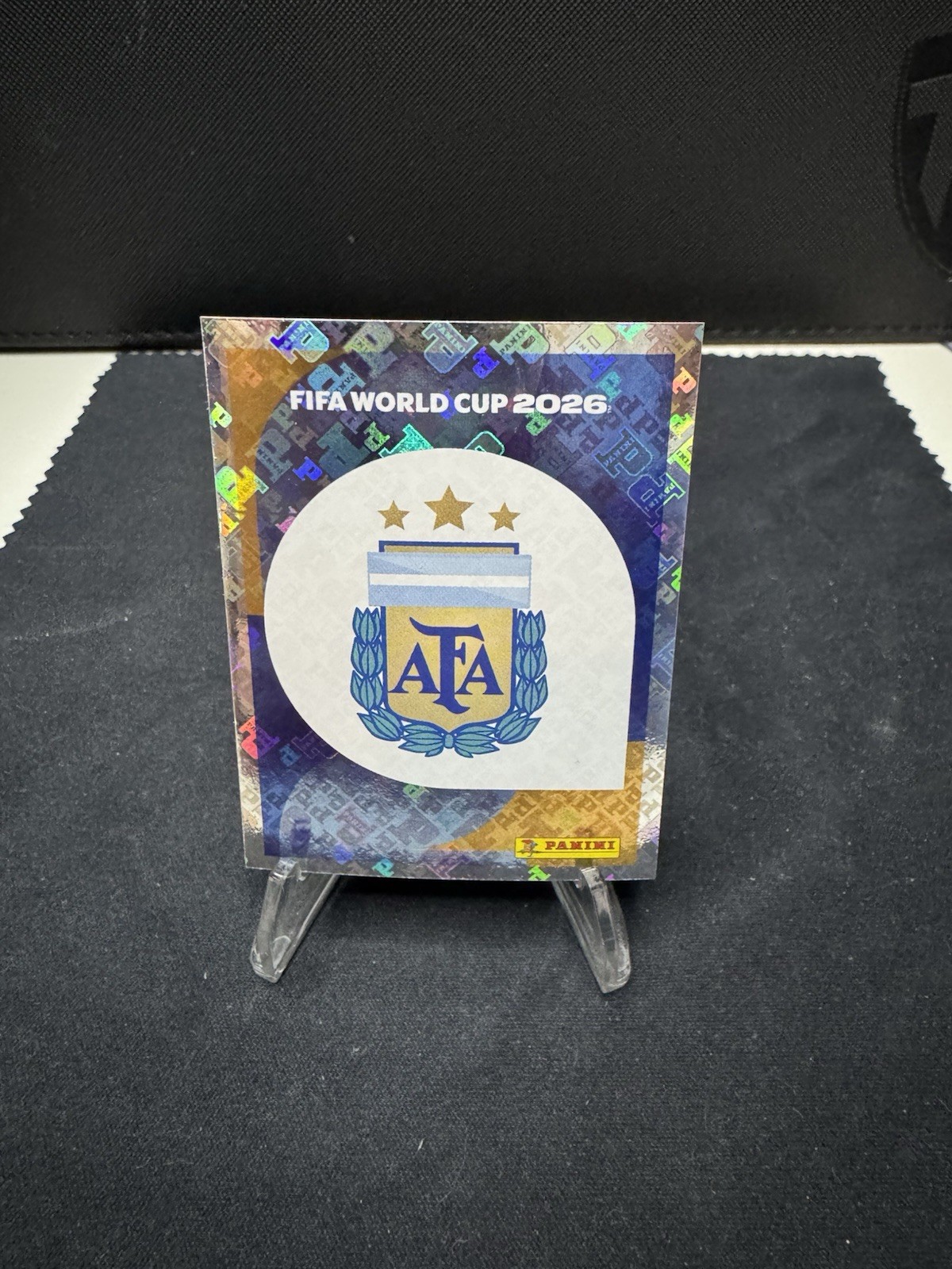 2026 USA Fifa World Cup Panini Sticker Holo Foil Logo Badge ARGENTINA ARG1
