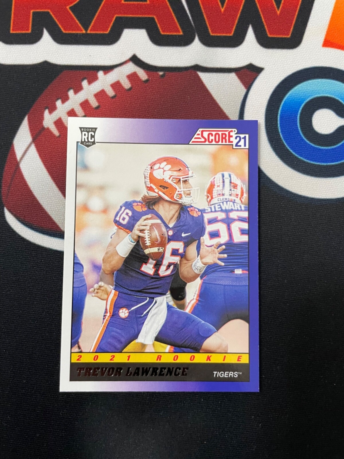 Trevor Lawrence 2021 Score 91 Throwbacks Rookie Card RC TB1 Jacksonville Jaguars