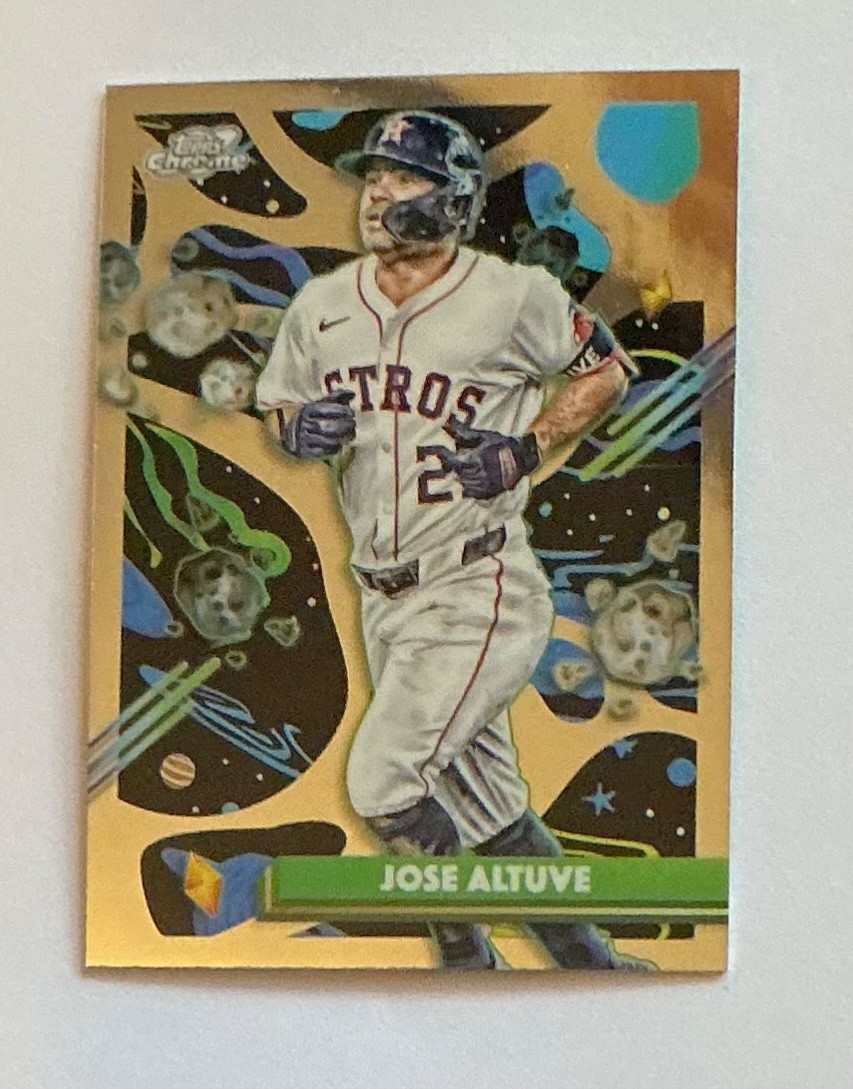 Jose Altuve 2025 Topps Chrome Cosmic #22