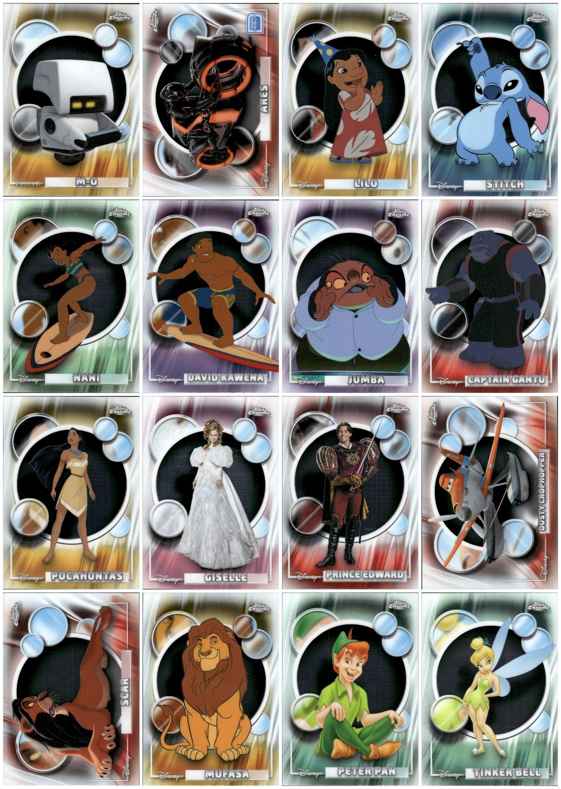 2026 Topps Chrome Disney Base You-Pick / Complete Your Set
