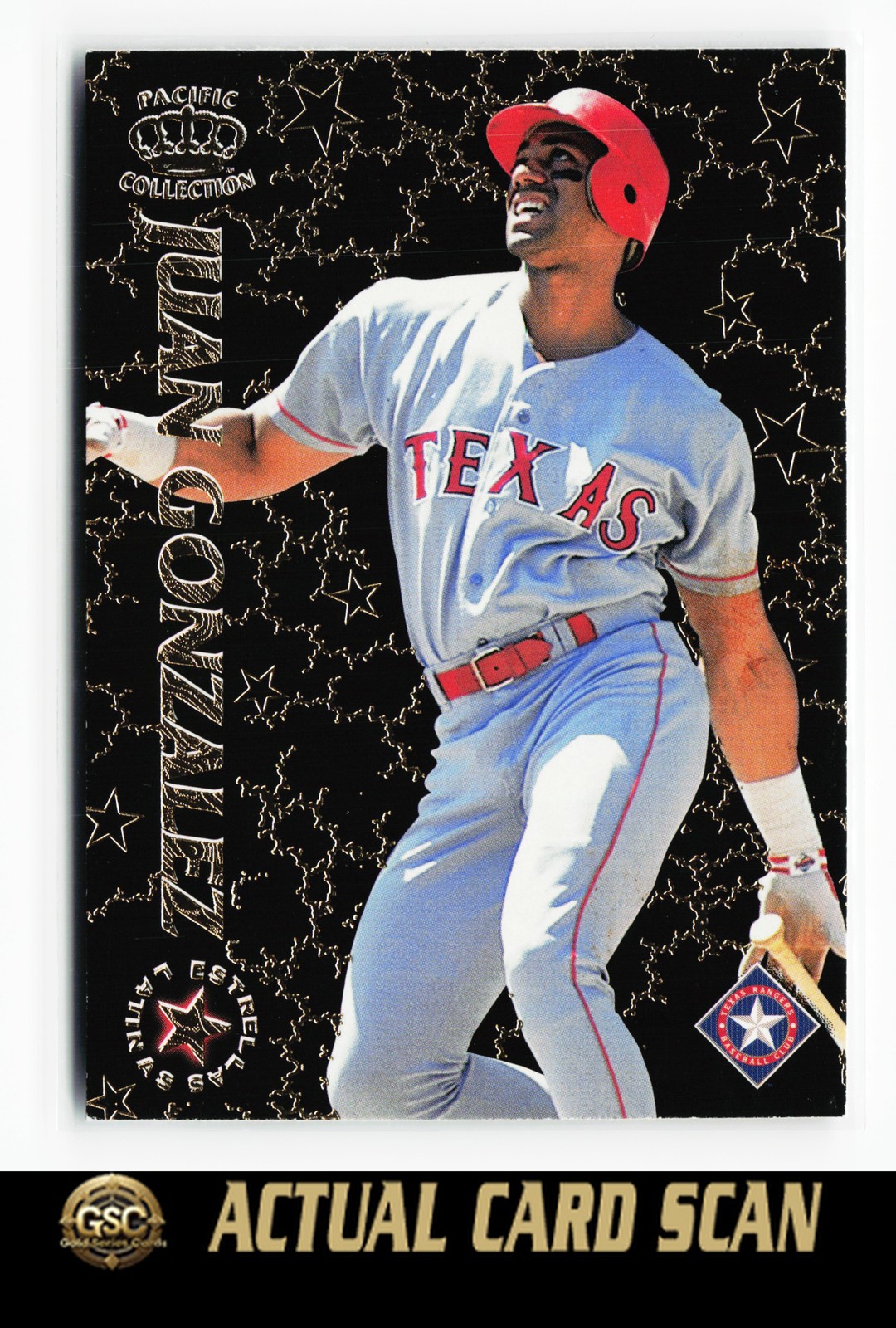 1996 Pacific Crown Collection #EL-12 Juan Gonzalez Estrellas Latinas