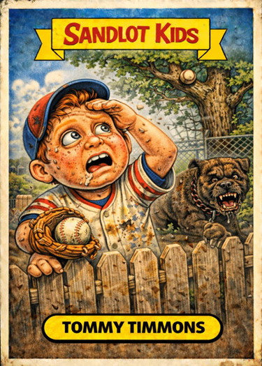 TOMMY TIMMONS THE SANDLOT KIDS ### BUY 5 GET 1 FREE ### or 30% OFF 12