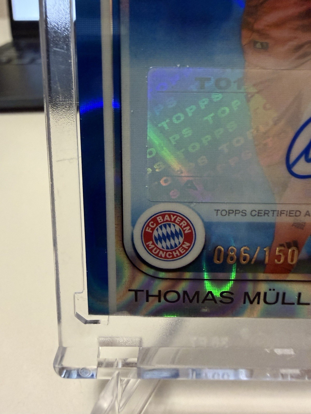 Thomas Muller Auto 36/150 Topps Chrome 2024/25 UCL Bayern Munich Germany