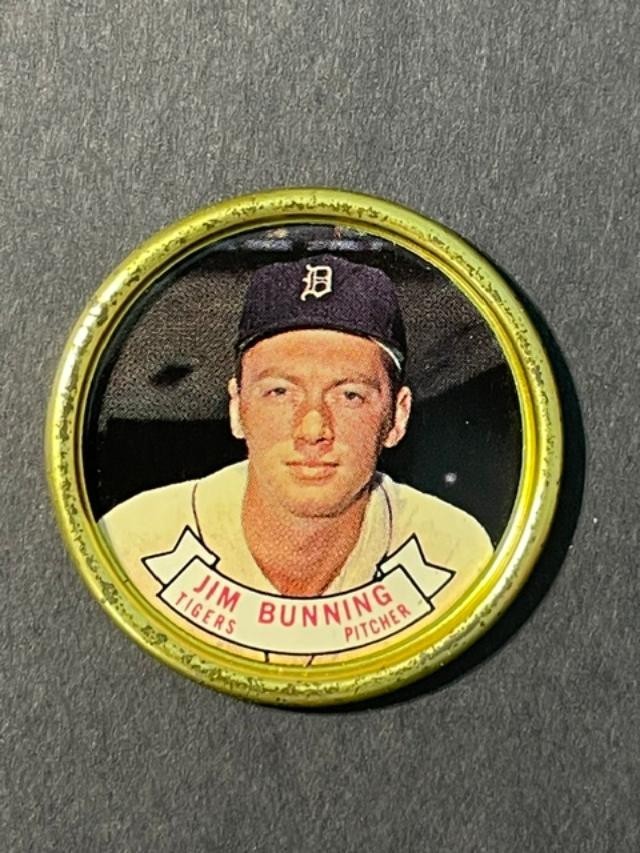 1964 Topps Coin – JIM BUNNING # 93 -▶HOF !!!◀- EX