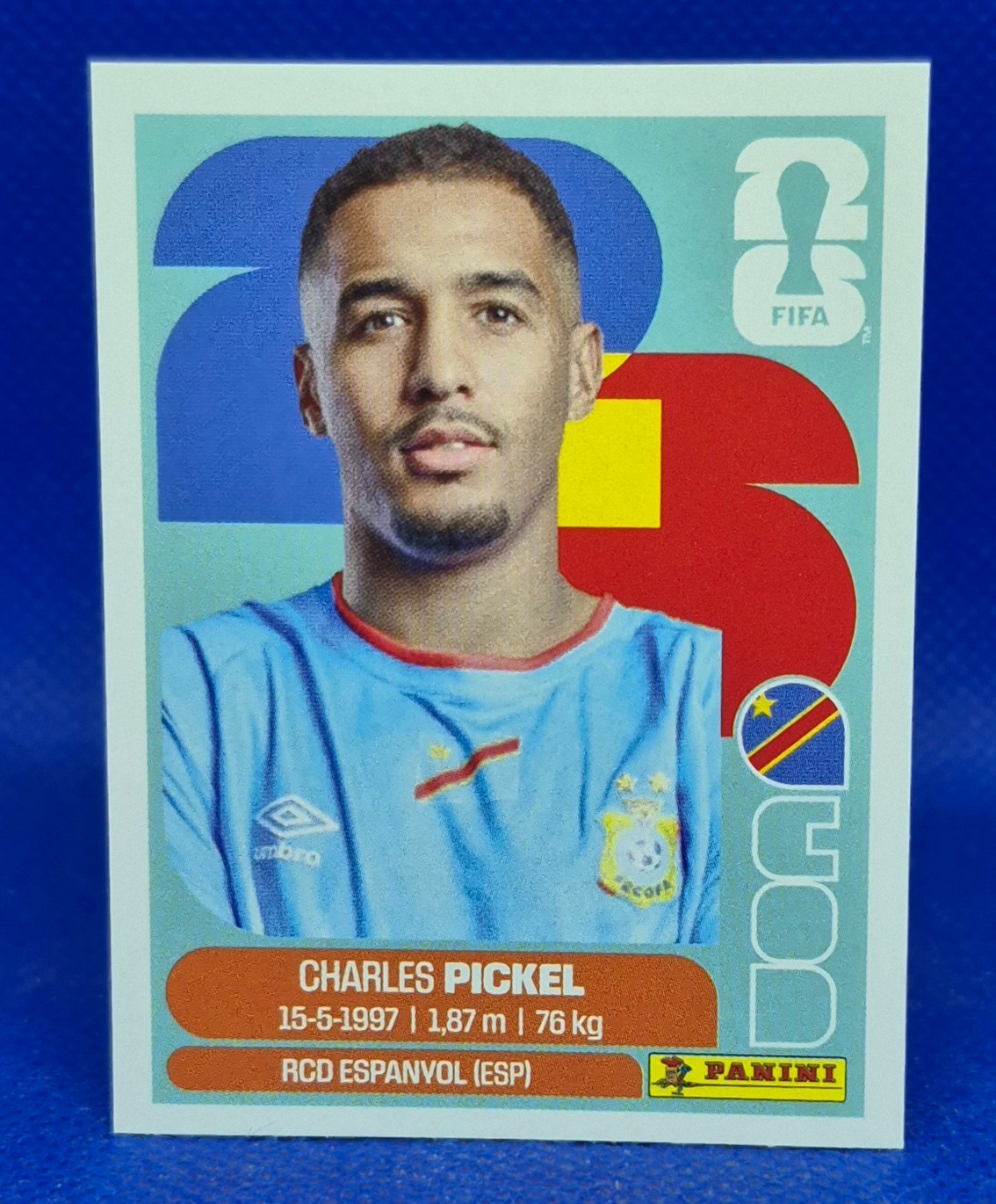 2026 Panini FIFA World Cup Sticker Charles Pickel #COD 8 – Congo DR