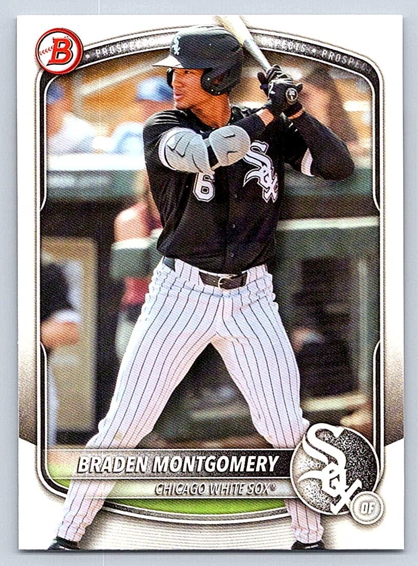 BRADEN MONTGOMERY WHITE SOX 2025 BOWMAN DRAFT #BD-18