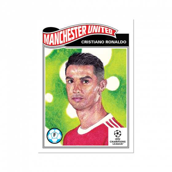 CRISTIANO RONALDO – 2021 Topps UCL LIVING Set #374 – MANCHESTER UNITED