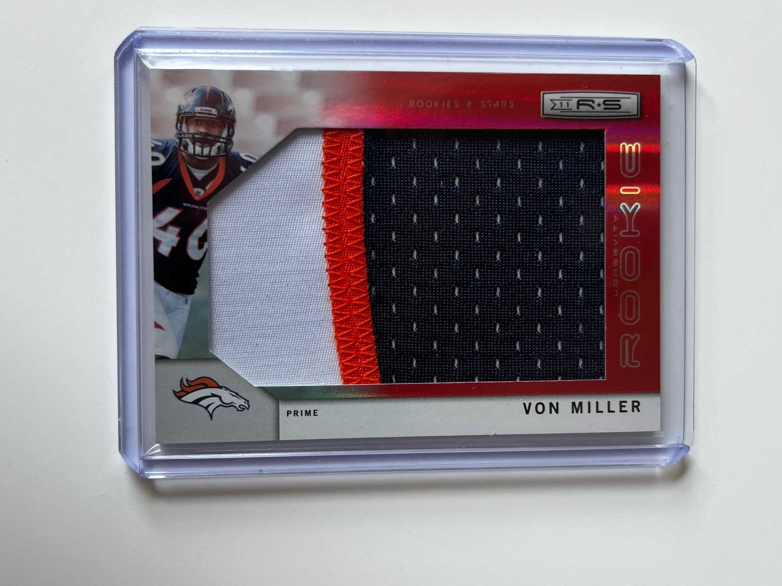 Von Miller 2011 Rookies and Star1s #3/5 Rookie Jumbo Patch 🔥 Broncos
