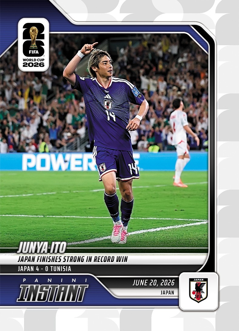 2026 Panini Instant FIFA World Cup #78 Junya Ito Japan PRESALE