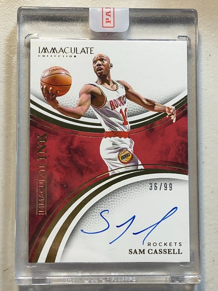Sam Cassell 2024-25 Panini Immaculate Collection /99 Ink Auto Autograph Sealed