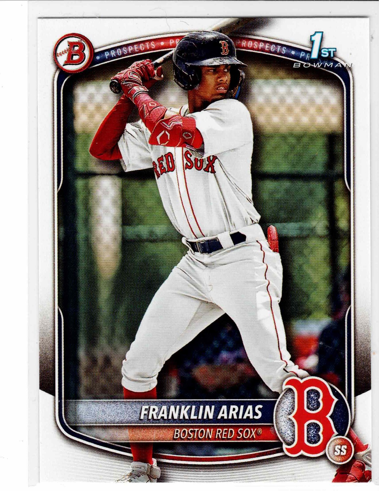 Franklin Arias Boston Red Sox 2025 Bowman 1st Bowman ***