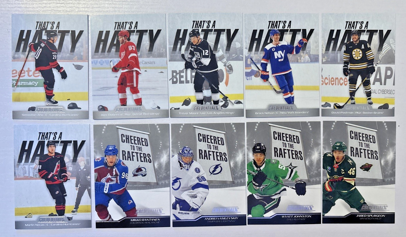 2024-25 UD Credentials Inserts, Parallels, #’d, RC’s! Complete Your Sets! U PICK