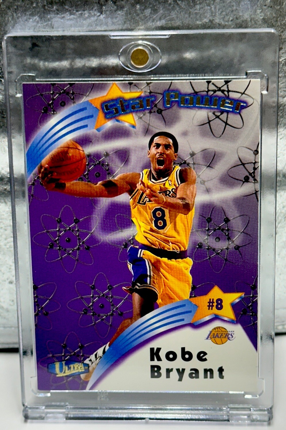 KOBE BRYANT CARD FLEER ULTRA CHROME FOIL SP INSERT RARE FLEER LAKERS JERSEY #8