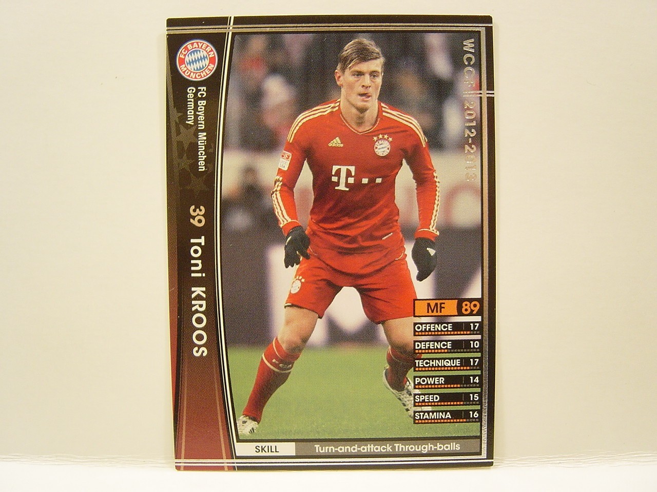 Panini WCCF 2012-13 Toni Kroos 1990 Germany　No.39 Bayern Munich Special Card#119