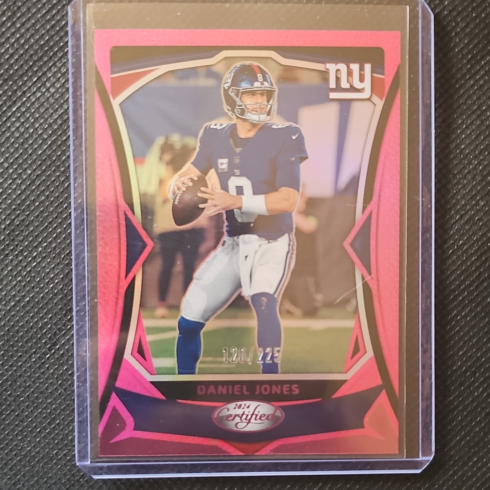 Panini Certified Mirror Pink 2024 #27 Daniel Jones Giants NFL 120/225