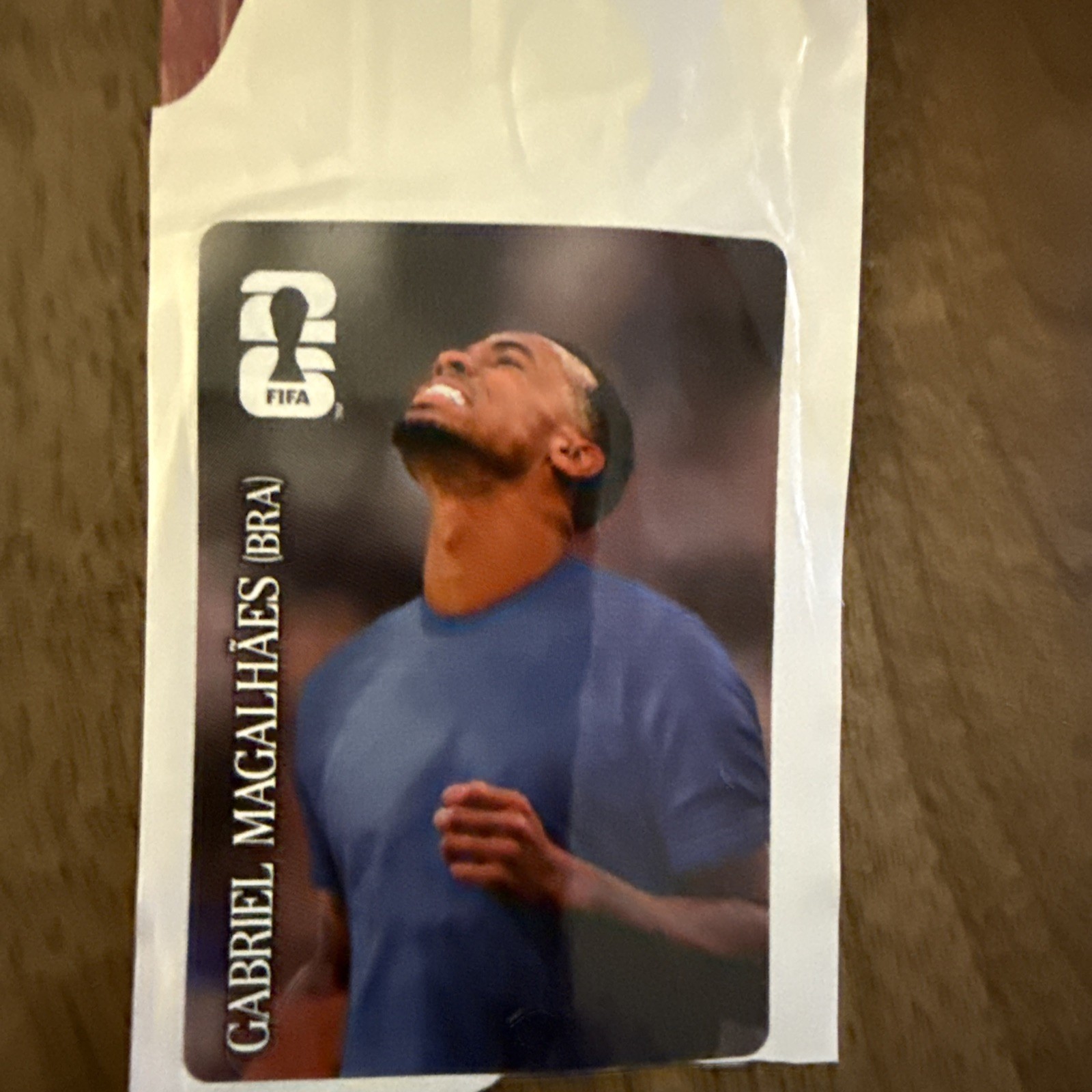 Gabriel Magalhães Brazil 2026 FIFA World Cup Soccer Panini Sticker Coca Cola