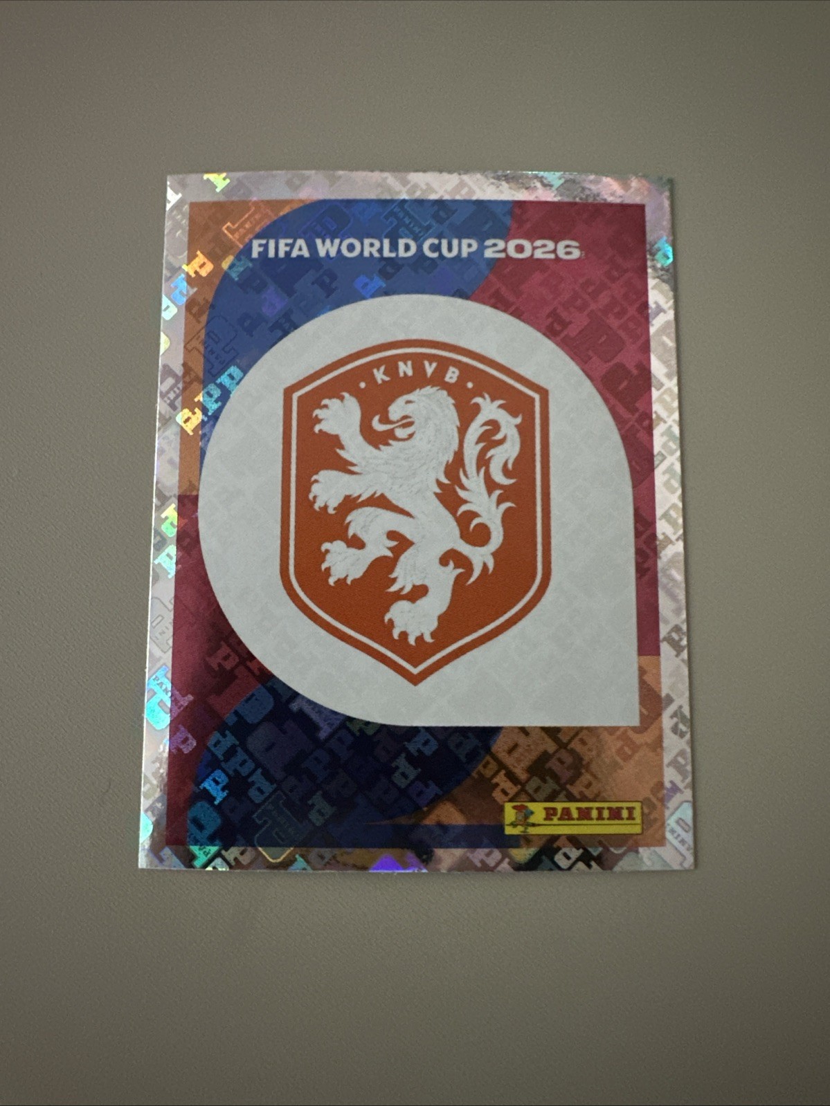 2026 FIFA World Cup Panini Sticker – Badge/Logo – Netherlands – NED #1
