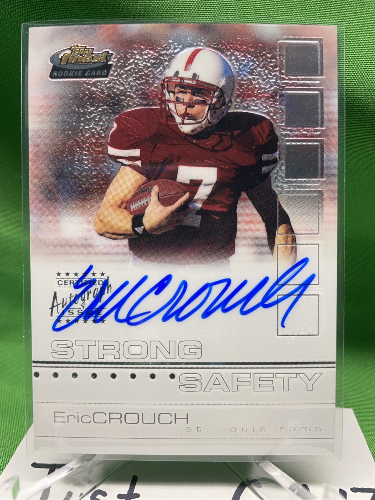 Eric Crouch 2002 Finest RC Auto #575/1200 Nebraska Legend