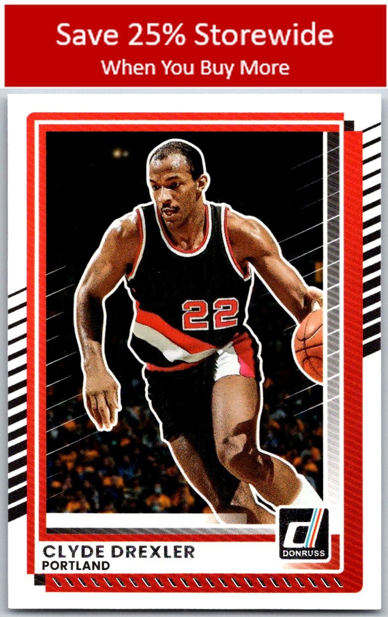 Clyde Drexler 2025-26 Donruss #121 Portland Trail Blazers