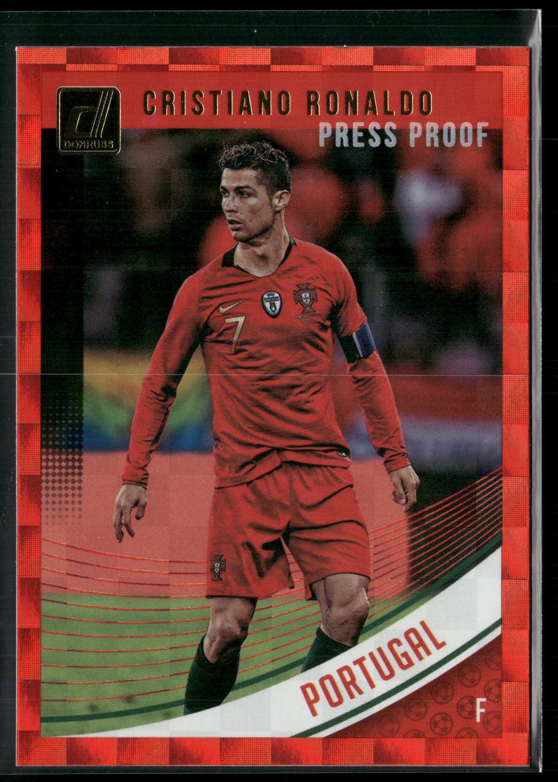 2018-19 Donruss #158 Cristiano Ronaldo Press Proof Red