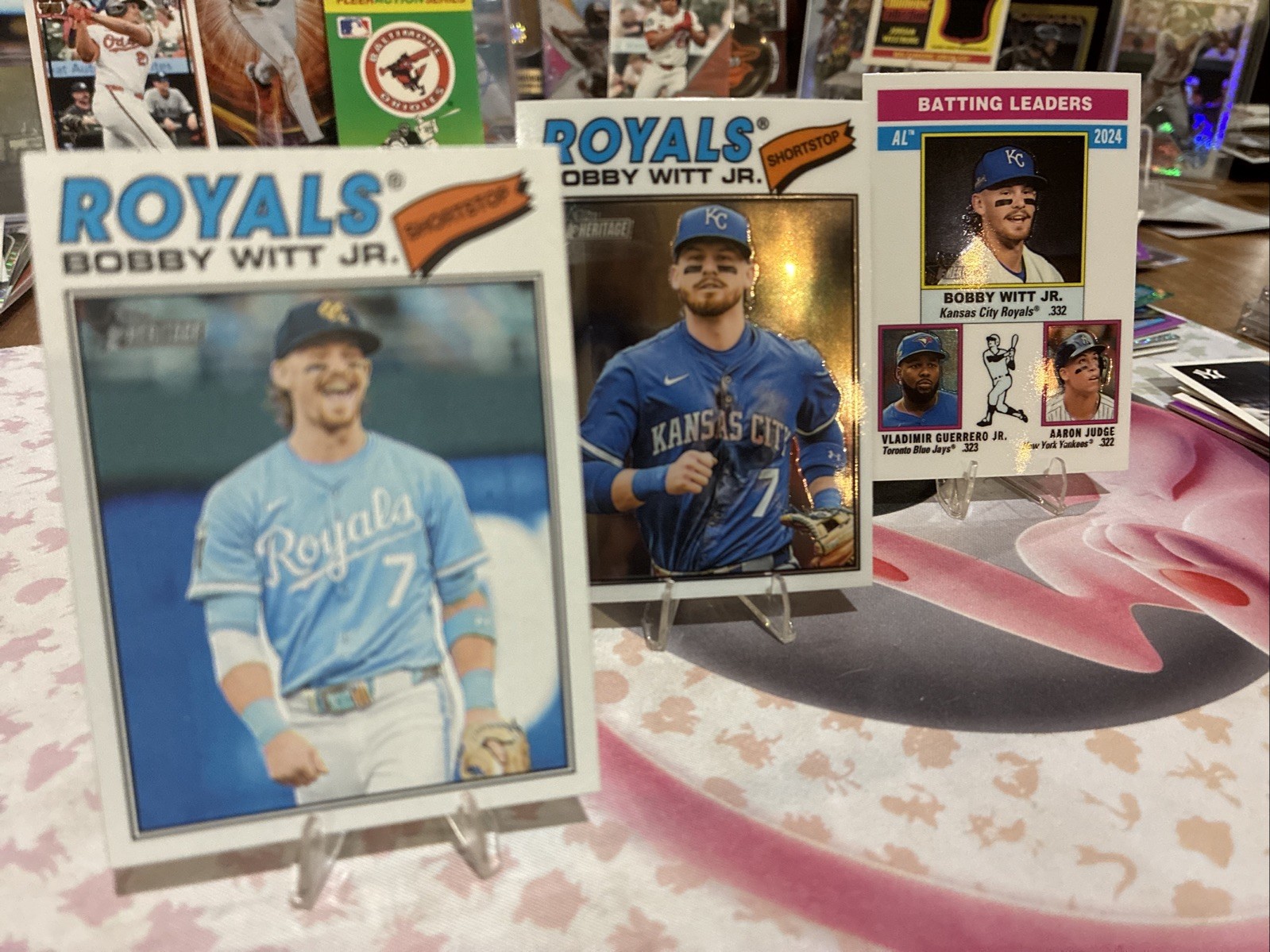 Bobby Witt Jr. 2026 Topps Heritage Image Variation SSP #160 KC Royals +2 Chrome