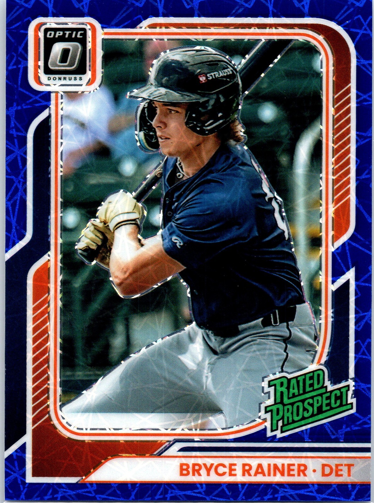 2026 Donruss #130 Bryce Rainer Optic Blue Velocity