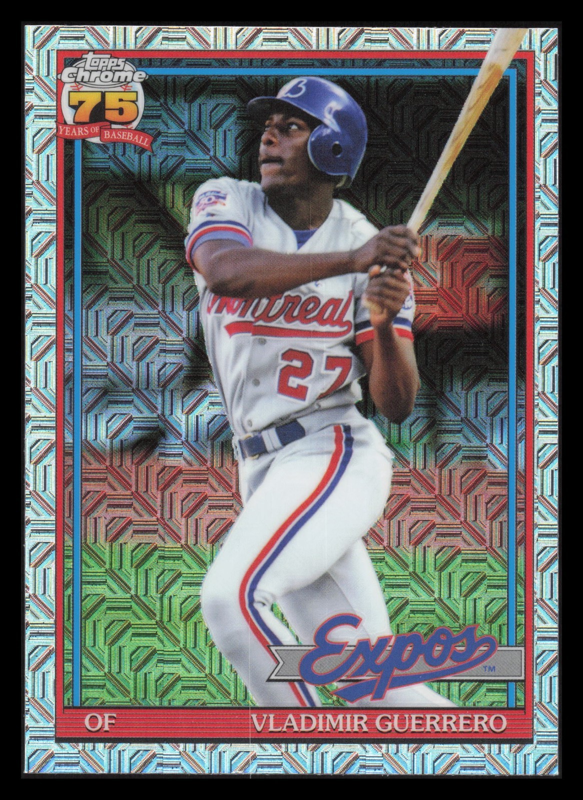 VLADIMIR GUERRERO Mojo Refractor 1991 75th 2026 Topps Series 1 91C-9 Expos