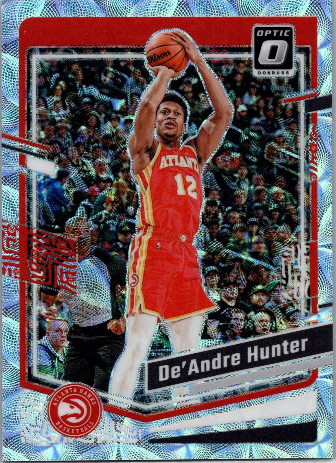 2023-24 Panini Donruss Optic De’Andre Hunter #194 Premium Box Set Prizm /249