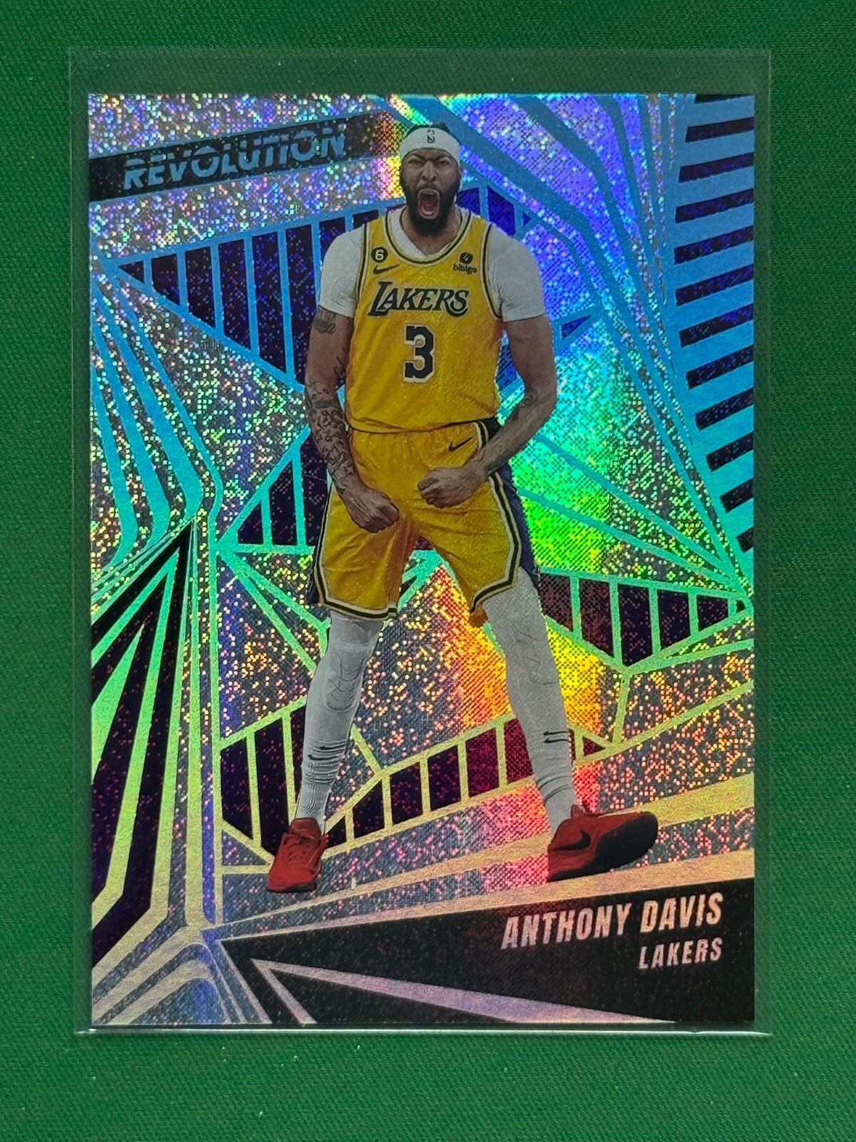 2023-24 Panini Revolution Basketball Neutron Parallel #75 Anthony Davis /125