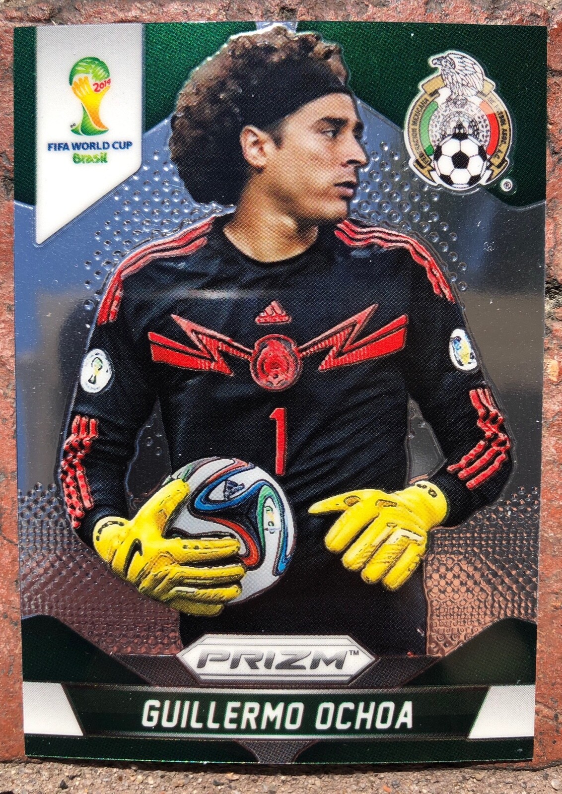 Mexico Guillermo Ochoa Mexico World Cup Panini 2014 Prizm Soccer Card