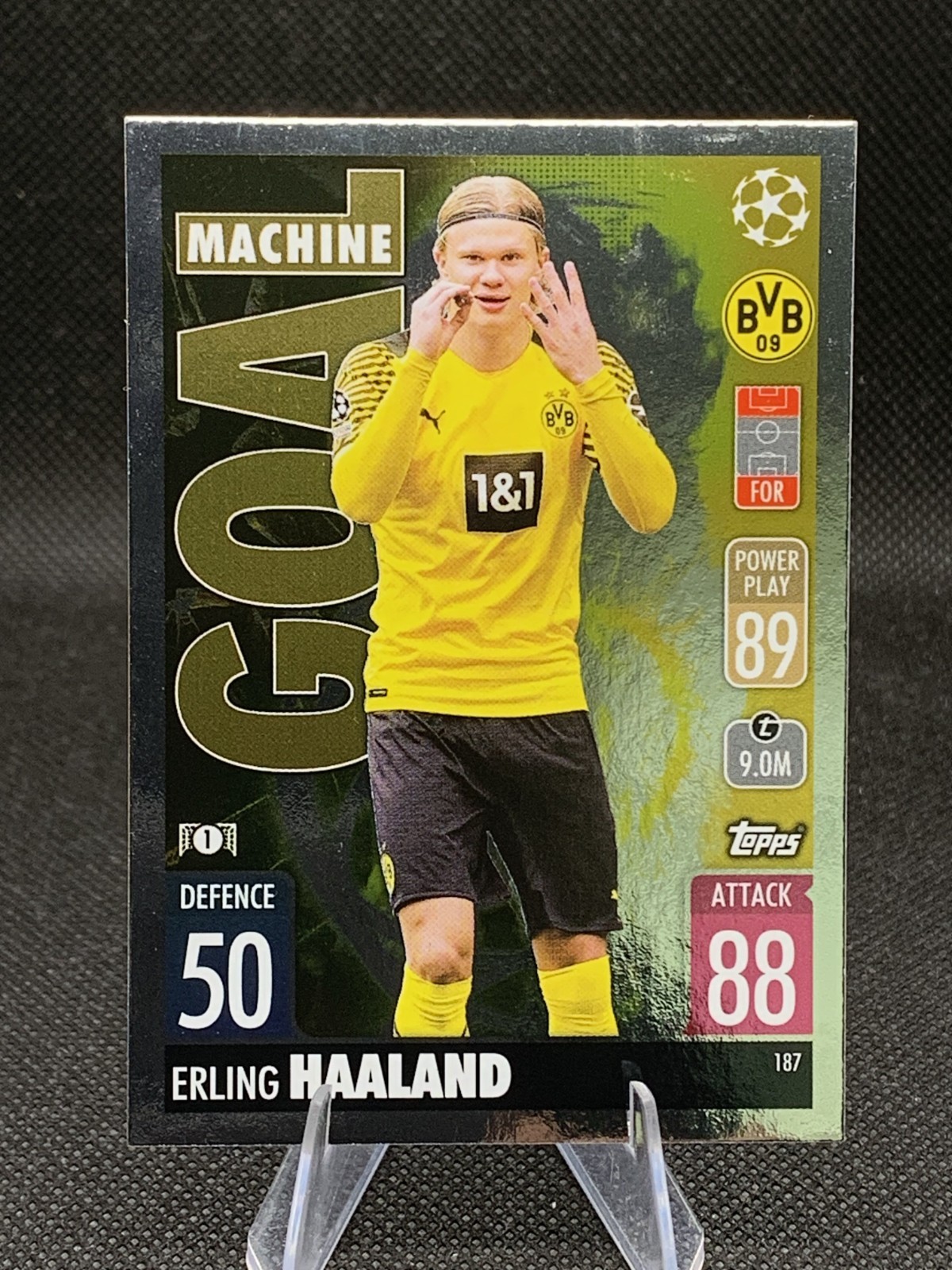 2023 Topps Match Attax Erling Haaland #187 Goal Machine