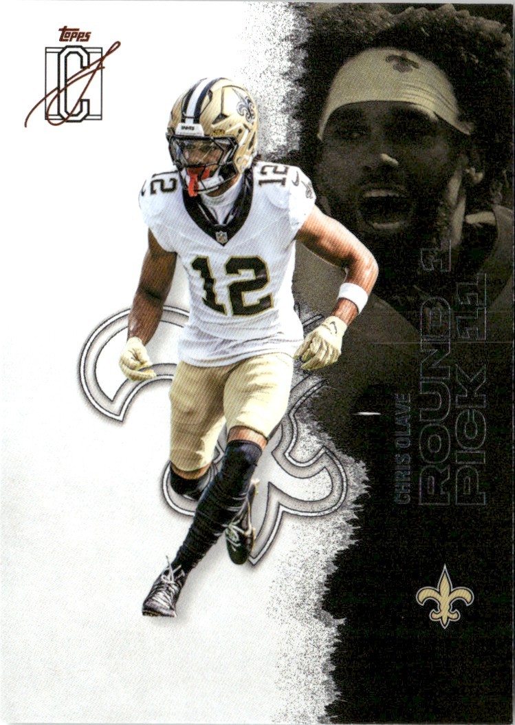 2025 Topps Signature Class Base Chris Olave New Orleans Saints #39