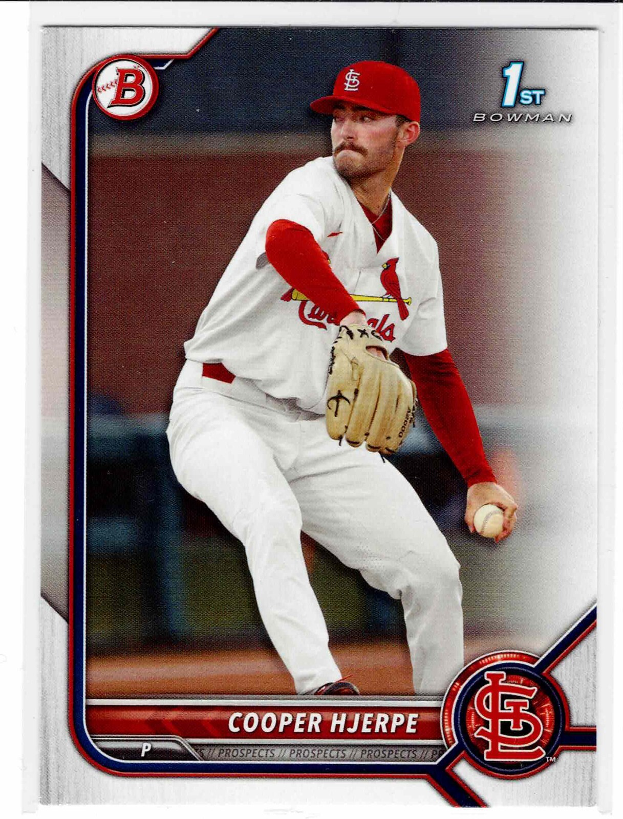 Cooper Hjerpe St. Louis Cardinals 2022 Bowman Draft 1st Bowman