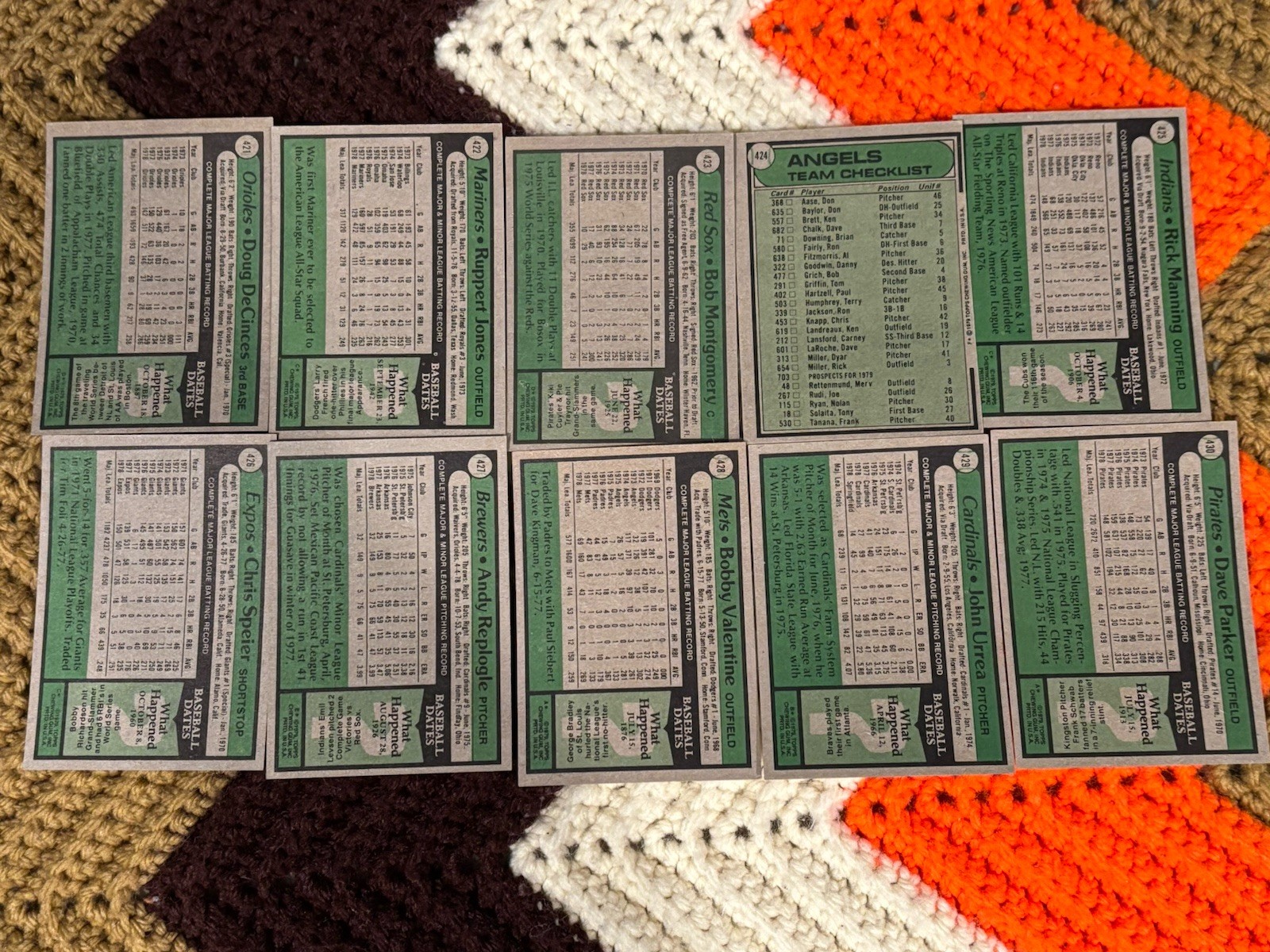 1979 Topps Baseball U-Pick #351-525 VGEX Free Shipping on 3+ Cards!