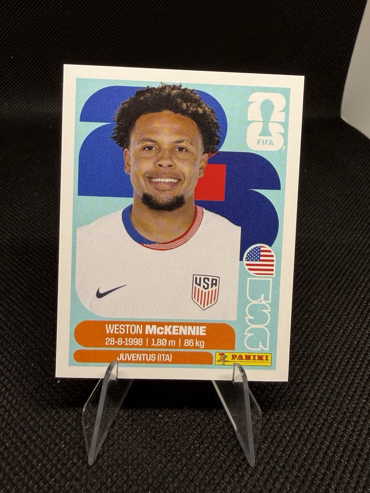 2026 Panini FIFA World Cup Sticker Weston McKennie #USA 10 – United States