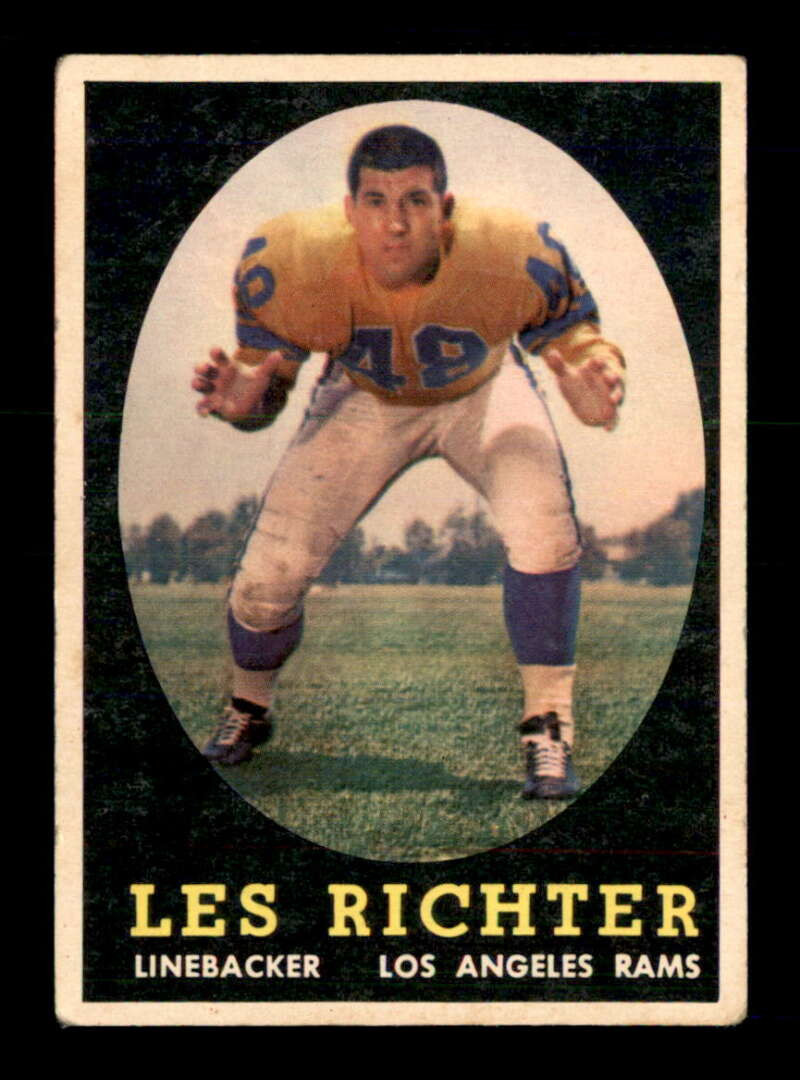 1958 Topps #105 Les Richter VG X3325958