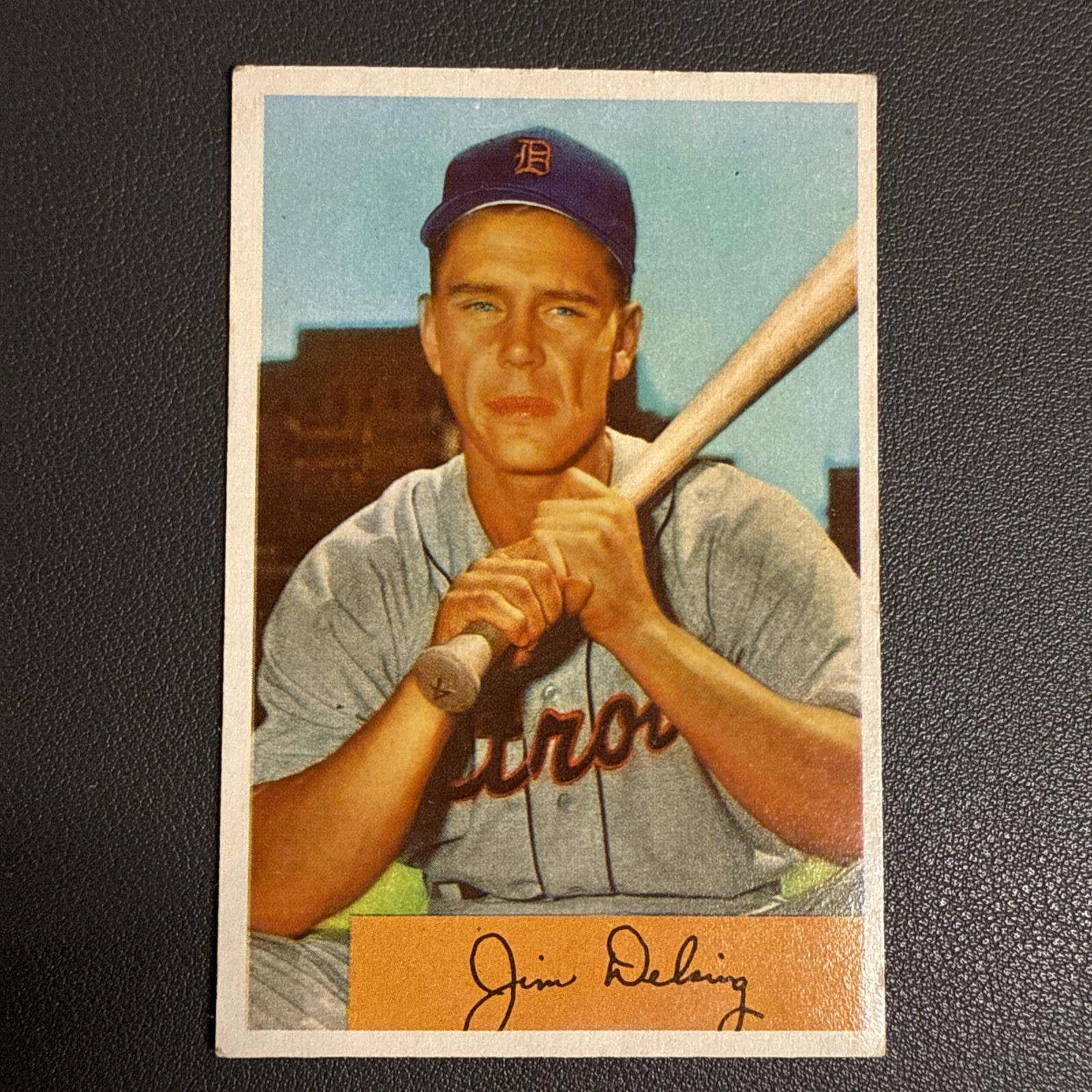 1954 Bowman – Jim Delsing #55 See description