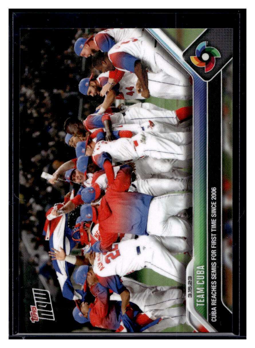 2023 Topps Now #WBC-48 Team Cuba World Baseball Classic Base Card (Qty)