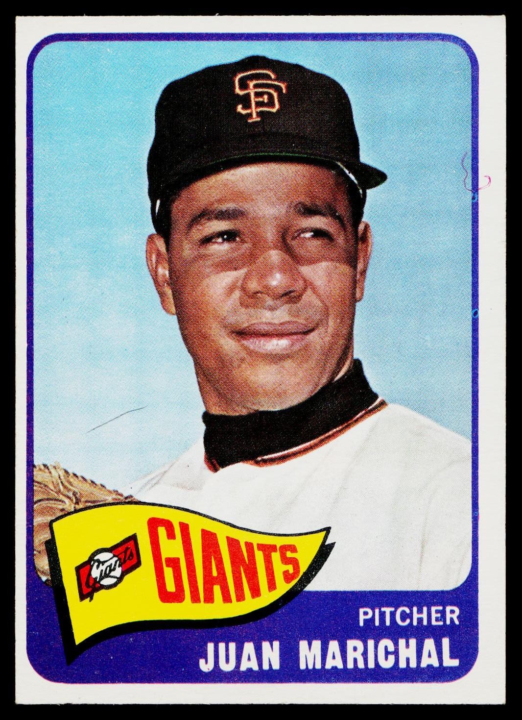 1965 Topps #50 Juan Marichal (Marking)