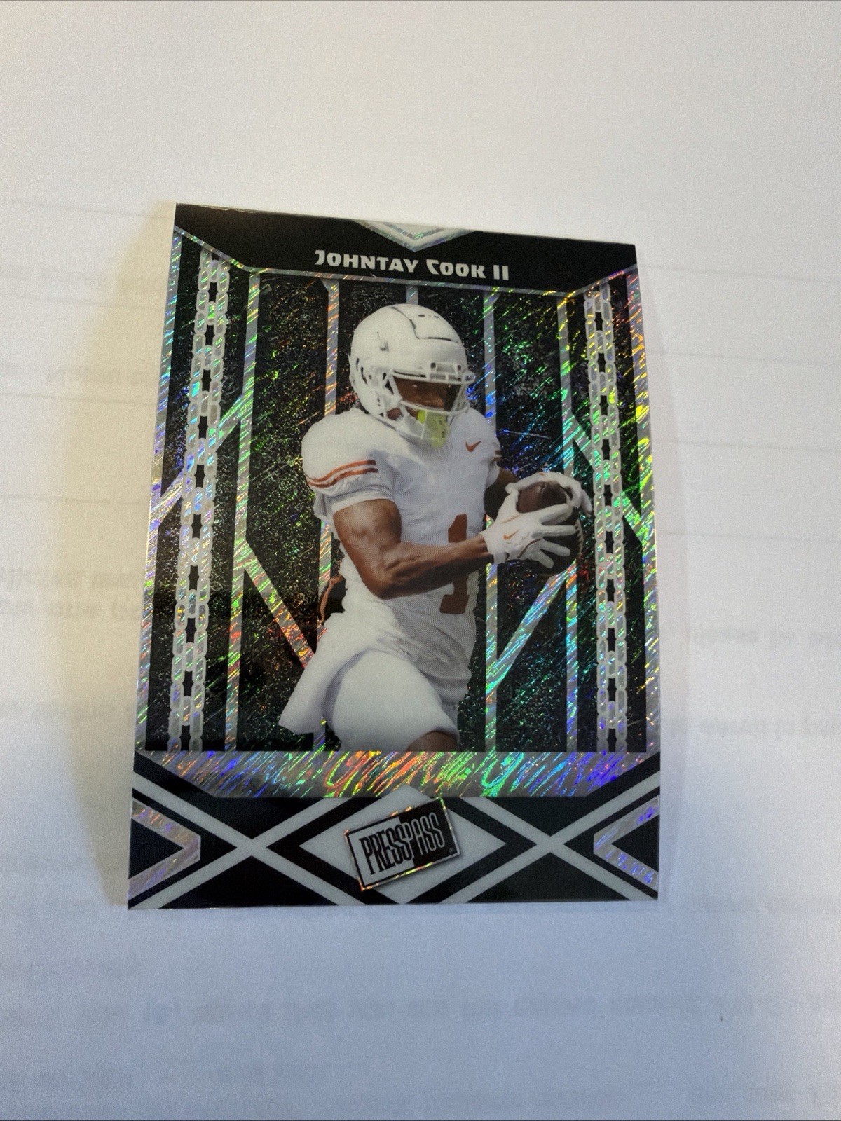 2024 Leaf Press Pass Metal Johntay Cook II Rc 2/3