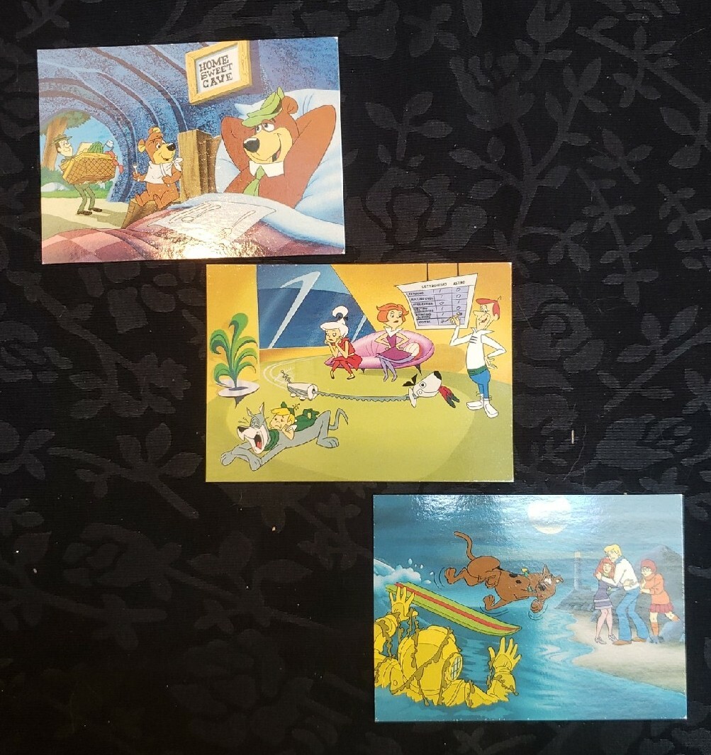 1994 CARDZ PROMO YOGI BEAR JETSONS SCOOBY DOO CARDS 3 Card Promo very rare