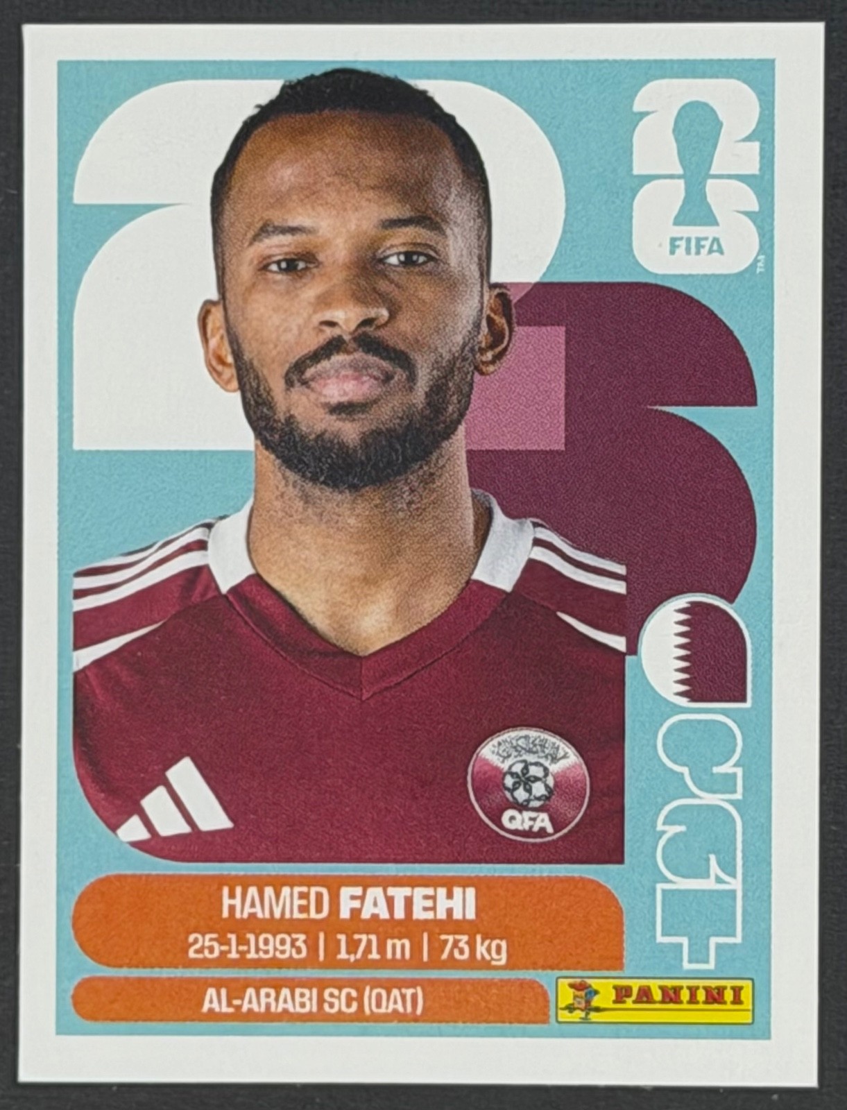 Panini FIFA World Cup 2026 Sticker QAT12 Ahmed Fatehi – Qatar