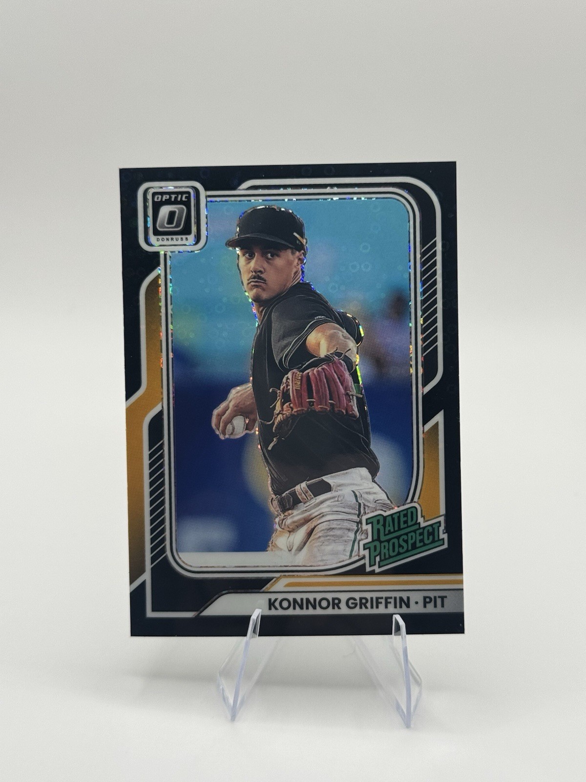 2026 Donruss Optic Konnor Griffin Rated Prospect Black Circles Prizm Pirates