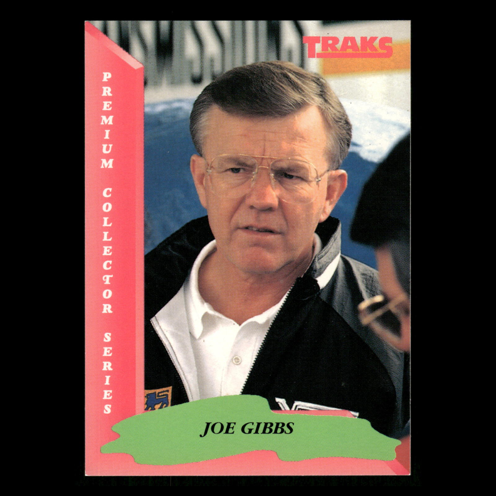 Joe Gibbs #138 1993 Traks Joe Gibbs Racing Racing Card