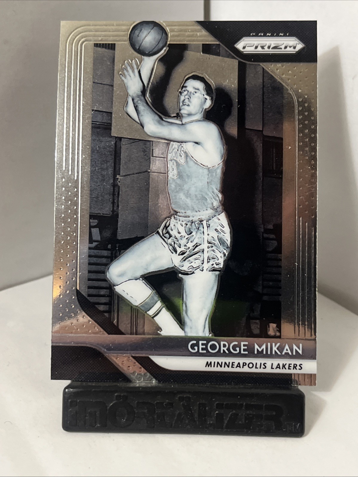 2018-19 Panini Prizm George Mikan Card, Minneapolis Lakers #285