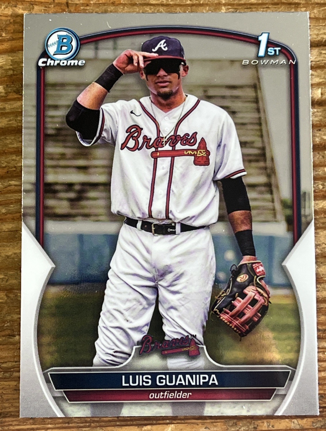 Luis Guanipa 2023 Bowman Chrome 1st Prospect BCP-200 Atlanta Braves