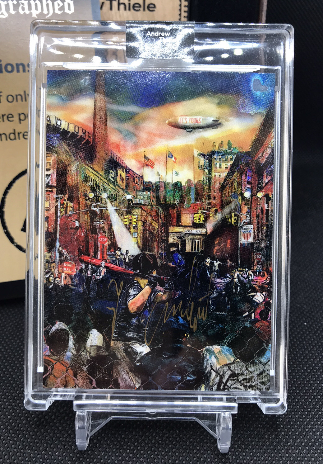 Topps Project 2020 Companion Andrew Thiele Auto Heritage Gerard Avenue Jeter #1