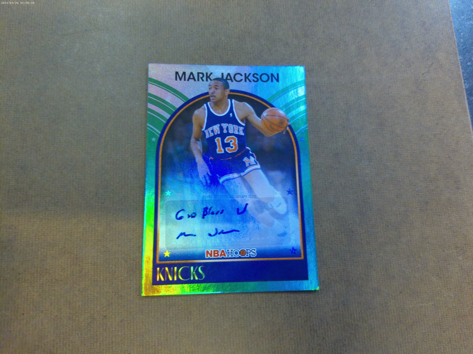 2025-26 Topps NBA Hoops Mark Jackson Hoops 1989 Signatures Auto #89S-MJA