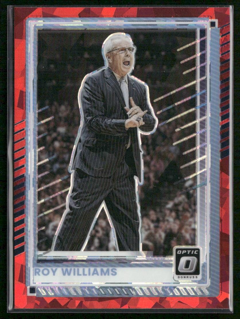 2025-26 Donruss #199 Roy Williams Optic Red Cracked Ice North Carolina Tar Heels